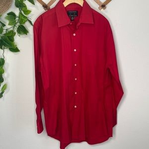 Alexander Julian Colours Red Button Down Shirt